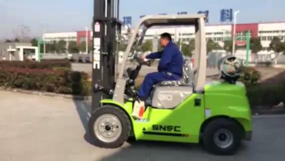 SNSC FL30 3T LPG GAS Forklift Truck to Ecuador